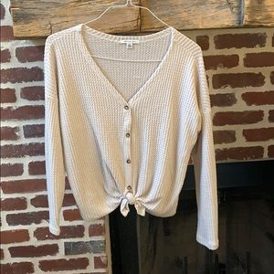 Cream American Eagle Sweater